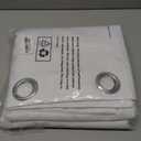 BGment White Blackout Curtains 63 Inch Long - Black Out Curtains for Bedroom Thermal Insulated Curtains for Winter Grommet Total Room Darkening Window Drapes, 2 Panels, 42 x 63 Inch