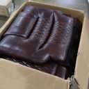 Recliner Chair, Leather Recliner Home Theater Seating, Electric Reclining Chair with USB Ports and Cup Holders, Breathing Chair with Hidden Arm Storage, Dark Brown