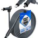 for Starlink Cable Gen 2, 35FT/50FT/65FT/100FT/150FT Compatible Replacement Cable, High Speed, Waterproof Grey for Starlink Gen2-35FT(10M)