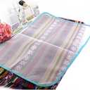 3Pcs Blue Protective Ironing Scorch-Saving Mesh Pressing Pad Mesh Cloth, No Melt Pressing Cloth for Easy Ironing and Protection,50x35 Deft Processed Ironing Board CoversIrons and Steamers