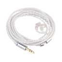 Linsoul Tripowin Solstice 26AWG Silver-Plated Copper HiFi IEM Cable for in Ear Monitor, Audiophile(Recessed 2pin)