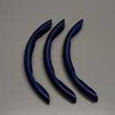 3 Pcs Carbon Fiber Car Steering Wheel Cover, Anti-Skid & Scratch-Proof,Segmented, Butterfly Thin Steering Wheel Cover Men/Women Universal Fit 14.5"-16" Wheel Covers for Cars/Truck/SUV