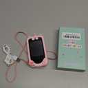 WEOLULI Kids Smart Phone with Dual Camera, Game & Music Player, Toddler Learning Play Toy Cell Phone, Gifts for Girls, Christmas, Birthday, Age 3-10, Light Pink