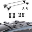TANX Universal Roof Rack Cross Bars, 52" Aluminum Roof Rails with 200lbs Load Capacity, Fits Raised & Flush Mount Cross Bars