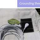 2-Pack 15ft White Grounding Cords - Universal Grounding Cable for Mats, Pads, Sheets & Bed Systems