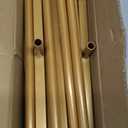 6 ft Arch Backdrop Stand, Wedding Arch Frame, Stable Metal Background Stand with Square Base Ground Nails, for Birthday Party Baby Shower Garland Decoration, Gold