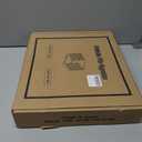 File Organizer Box with Lid,Hanging Filing Folder Organizer for Document Storage with Plastic Slide, Letter-size File Holder Filing Box for Office/Home/Decor/1Pack