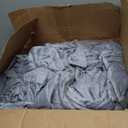 Buryeah 30 Pieces Fleece Blankets Bulk 50 x 60 Inch Soft Flannel Throw Blankets Lightweight Warm Plus for Wedding Couch Bed Home Sofa Office Gifts(Dark Grey)