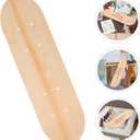 3 x Blank Skateboard Deck 16.92In DIY Kids Painting Toy Unfinished Maple Wood Replacement Deck with Pre-Drilled Holes for Skateboard Assembly