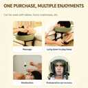 Massage Headrest for Bed, Upgraded Adjustable Face Cradle with Armrest Shelf & Breast Pillow, Portable Massage Table Kit for Sleeping Mattress, Comfortable Face Down Pillow for Home