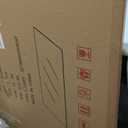 InfiniGlass Tempered Glass Chair Mat 46"x36"  Ultra-Clear Office Chair Mat for Hardwood Floors & Low-Pile Carpets  Heavy-Duty 0.2" Scratch-Resistant Surface with Non-Slip Pads  Supports 1,000 lbs