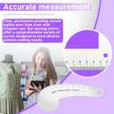 Fashion Sewing Ruler, Vary Form Curve Ruler, French Curves Measuring Cloth Design, Drawing Pattern, Aluminum (5-Pcs Set)