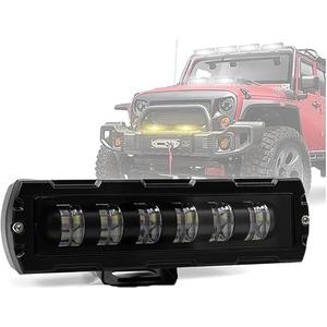evomosa 6-Inch Off-Road Vehicle Modified Led External Warning Light Motorcycle Universal High-Brightness Flashing Spotlight Work Light For Trucks Atv Utv Boats (Style B)