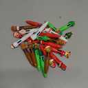 LiYiQ 25 Pcs Christmas Colorful Multicolor Pen in One Cartoon Cute Fun 4-in-1 Cute Pens Bulk Kawaii Christmas Tree Snowman Santa Claus Reindeer Shape Cool Ballpoint Pens for Fun Gifts