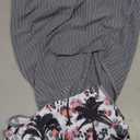 ROSEWE Modest Tankini Swimsuits for Women, Two Piece Athletic Womens Bathing Suits Blouson Tank Tops with Board Shorts, M