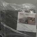 DIMJ Closet Organizers and Storage - Fabric Bins with Drawers for Closet Foldable Clothes Organizers with Clear Window, Stackable Storage Drawers Units for Bedroom, Living Room, 4-Pack, Grey