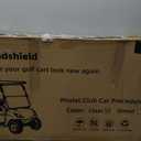 Golf Cart Windshield for Club Car Precedent 2004-Up,Foldable Windshield Replacement Clear Acrylic panel material firmly match Club Car Precedent.