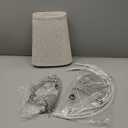 Large Drum Lamp Shades Set of 2, 12"Top x 16"Bottom x 11"High, Beige Lampshades for Table Lamps Floor Lamps, Natural Linen Replacement Lamp Shades, Spider, Harp Holders Included, Easy Assembly