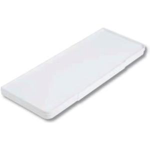 Replacement Toilet Tank Lid - Universal Fit - White Plastic - Inside Dimensions: 19-1/4" x 7-1/2" - Made in USA