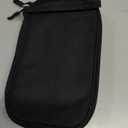 FYY Electronic Organizer, Travel Cable Organizer Bag Pouch Electronic Accessories Carry Case Portable Waterproof Double Layers Storage Bag for Cable, Cord, Charger, Phone, Earphone, Medium, Black