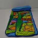 Teenage Mutant Ninja Turtles Toddler Nap-Mat - Includes Pillow and Plush Blanket  Great for Boys and Girls Napping at Daycare, Preschool, Or Kindergarten - Fits Sleeping Toddlers and Young Children