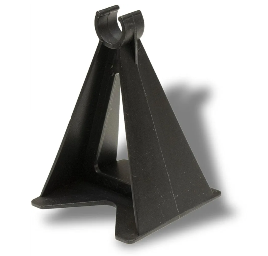 MARSHALLTOWN 3 Inch Rebar Support Chair - (500 Pack) Heavy Duty & Durable Plastic Concrete Rebar Stand Holder with Snap-in Mount, 28662