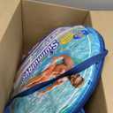 SwimWays Spring Float Premium XL Recliner Chair, Inflatable Pool Floats Adult with Fast Inflation, 25% Larger Than Recliner, Supports Up to 300 lbs