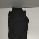 UEU Flare Leggings for Women with Tummy Control, V Crossover High Waisted Yoga Pants, Bootcut Wide Leg, 29-33" Inseam (X-Large, Black)