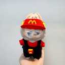 Doll Clothes for 17cm Dolls, Funky Outfit Stylish Adorable Dolls Clothes Accessories No Doll Included