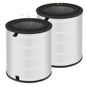 Lv-H133 Replacement Filter Only Compatible with LEVOIT LV-H133 Air Purifier, H13 Grade True Filter and Activated Carbon Filter Set, LV-H133-RF, 2 Pack