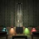 K.E.J. Solar Lights Outdoor Valentine's Day Decorations Color Changing Solar Deck Lights LED Step Light Waterproof Pool Accessories Decor for Stairs Fence Yard Driveway Pathway Yard Backyard Garden