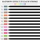 4 x Easter Basket Stuffers, Art Supplies,12 Colors Rainbow Pencils, Multi Colored Pencils Set for Adult Coloring, Easter Basket Stuffers for Teens, Professional Art Supplies for Artists.