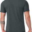 Mens Shirts 3 Pack Dry Fit Tech Moisture Wicking Performance Quick Dry Elastic Athletic Crew Short Sleeve T Shirts (M)