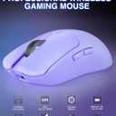 AULA SC580X Wireless Gaming Mouse, Tri-Mode 2.4G/BT5.0/USB-C Gaming Mice with 12000 DPI, 6 Programmable Buttons, Rechargeable Computer Mouse for Laptop/PC/Mac/Tablet