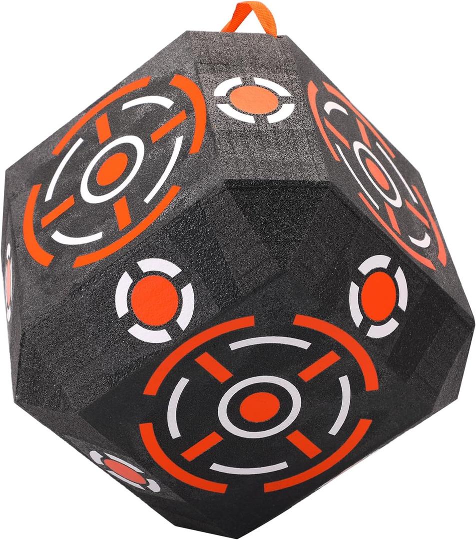 LWANO Multi-Sided Archery Target Block - High Polymer Fiber Bow & Arrow Target with Lightweight Handheld Design (12inch)