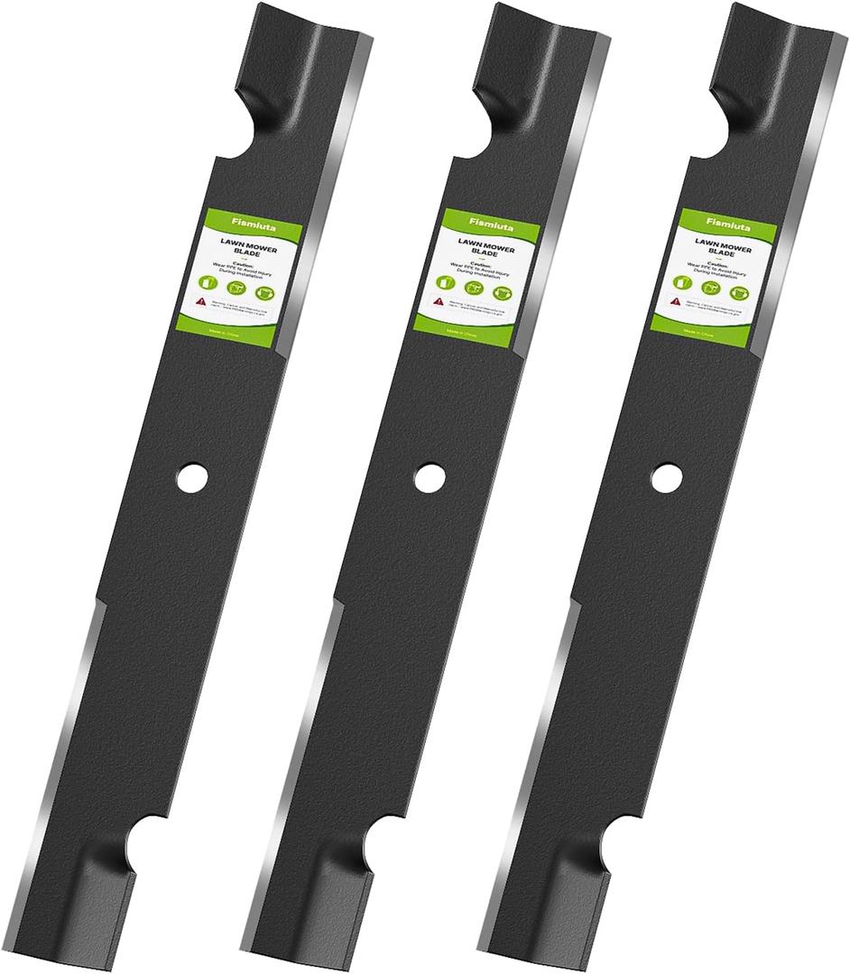 038-6050-00 Lawn Mower Blades for Bad Boy Exmark Gravely Hustler Toro 60" Deck Lawn Mower, High Lift Mulching Lawn Mower Blade, Replacement Part 038-2007-00,038-6002-00, 30227-60, 30227-60V(3Packs)