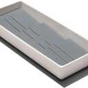 OXO Good Grips Kitchen, Compact Spice Drawer Organizer, White (Compact (Pack of 1))