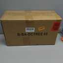 Set of 2 Pathway Christmas Tree Urn Filler, Lighted Artificial Mini Xmas Trees with Lights, Outdoor Christmas Decorations for Porch, Driveway, Yard (9 Pine Cones)