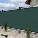 Privacy Screen 6' x 50' for Fence, Patios, Balcony, Heavy Duty Fence Privacy Screen 170 GSM 90% Blockage Fencing Mesh Shade for Wall Garden Outdoor Home Decoration, Green