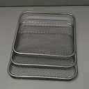 Stainless steel Mesh Cooking Tray Dehydrator Tray, Air Fryer Accessories Compatible for 10&10.6 qt Instant Vortex Air Fryer Oven