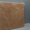 Acoustical Wall Panels, 6-Piece 23.62 X 23.62 Inches Art Acoustic Panels, Decorative Acoustic Panels, Acoustic Wall Panels, Sound Absorbing Wall Art, Timber Spiral