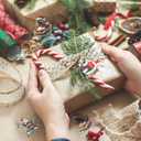 Chunful 36 Pcs Funny Mallard Duck Christmas Ornament Wooden Mallard Duck with Santa Hat Ornament Christmas Tree Hanging Wildlife Decor for Bird Lovers Gift Holiday Xmas Tree Decor