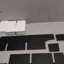 Weysat Tic Tac Toe Toilet Paper Holder Stand Bathroom Wall Decor Rustic Wooden Hanging Storage Freestanding Wall Mounted Shelves Decor for Toilet Tissue Farmhouse (Black, White)