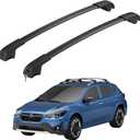 Car Roof Rack Cross Bars Compatible with Subaru Crosstrek 2018-2023/ Impreza 2017-2023 with Side Rails, Lockable Aluminum Roof Crossbar for Rooftop Cargo Bars Luggage Kayak Bike Snowboard