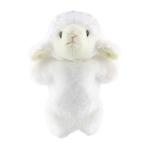 Cute Plush Hand Puppet Soft Stuffed Animal Toy (SO-26 Sheep-White)