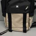 Sherpani Camden, Convertible Backpack, 3 in 1 Tote Bag, 18L Travel Backpack, Crossbody Bag for Women, Cross Body Purse, Travel Gifts, RFID Protection, Fits 13 Laptop (Con Leche) (One Size)