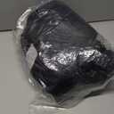 Tanming Women's Long Puffer Vest Casual Sleeveless Puffy Jacket with Removable Hood (Black)