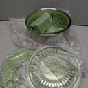 SUSTEAS Stainless Steel Salad Spinner Large, Vegetables Wash Bowl, Fruits & Herb Lettuce Dryer with 5 Blade Slicer Egg Yolk Strainer Shredder for Efficient Salad Preparation and Food Washing, 4.25Qt