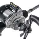 Abu Garcia Black Max EZ Cast 6' Baitcast Fishing Rod and Reel Combo, 2-Piece Rod, Graphite Composite Rod Blank Construction, Comfortable and Durable EVA Handles