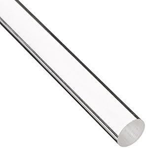 Acrylic Lucite Rod Dowel - 5/ 8"(16mm) x 24"(610mm) - One Rod (Clear)